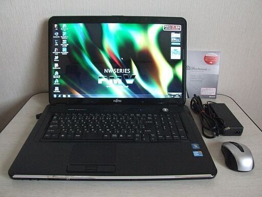 高速SSD240GB搭載　大画面18.4型(1680×945ドット)　Core i5　富士通 FMV-BIBLO NW/G75　ノートパソコン　 (3958)