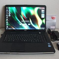 高速SSD240GB搭載 大画面18.4型(1680×945ドット) Core i5 富士通 FMV-BIBLO