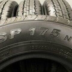 新車外し DUNLOP SP175N 195/80R15 107/105N LT 15インチ 夏タイヤ 4本 2020年製 ハイエース キャラバン等　(TA565) クレジットカード QRコード決済可能 新車外し DUNLOP SP175N 195/80R15 107/105N LT 15インチ 夏タイヤ 4本
