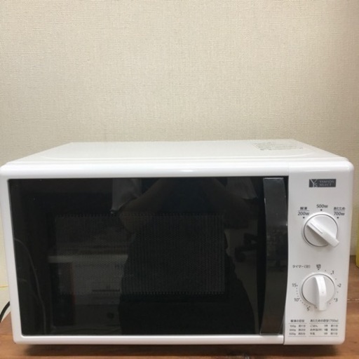 電子レンジ　ヤマダセレクト　ターンテーブル式単機能
