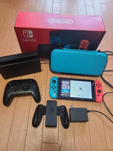 【受け渡し済】Nintendo Switch HAD-S-KABAA(JPN) [ネオンブルー・ネオンレッド] 任天堂 ニンテンドースイッチ ゲーム機 本体 中古品 他店保証印あり