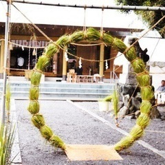 白山神社で茅の輪潜り🌿