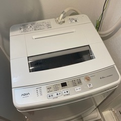 AQUA 洗濯機　AQW-S60H 洗濯・脱水容量：6.0 Kg...