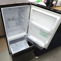 西岡店 2ドア 冷蔵庫 146L 2016年製 三菱 MR-P15-Z1 ブラック 100Lクラス