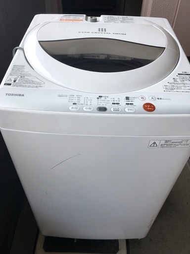 東芝全自動電気洗濯機　AW-50GL（W）取扱説明書あり