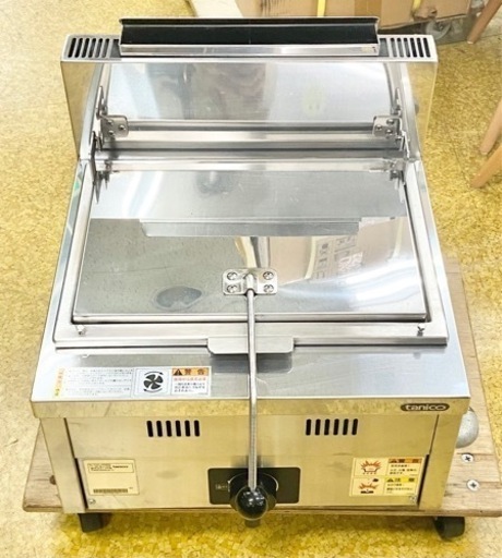 【業務用】タニコーガス餃子グリラー N-TCZ-4545G 餃子焼き器