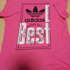 かなりの美品 adidasOriginal 蛍光ピンク Tシャツ