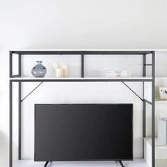 ☆展示品の壁面テレビ台 飾り棚付き 幅228cm 定価49990円?自社配送時 