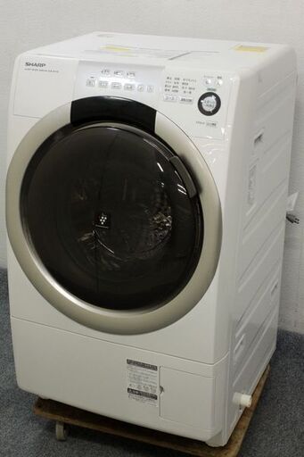 SHARP/シャープ コンパクトタイプ ドラム式洗濯乾燥機 洗濯7.0㎏/乾燥3.5㎏ スリム ES-S70-WL 2015年製   中古家電 店頭引取歓迎 R6083)