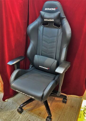 【定価4.9万】AKRACING(AKレーシング) OVERTURE ゲーミングチェア ブラック オフィスチェア デスクチェア★買取帝国 志木店