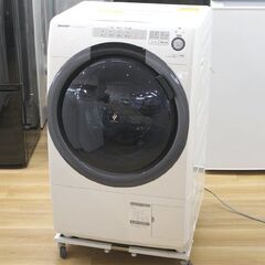 高年式!2021年製! シャープ/SHARP ES-S7F-WL ドラム式洗濯乾燥機 洗濯 