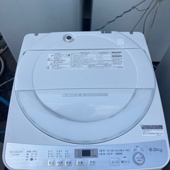 SHARP ES-GE6B-W [全自動洗濯機(6.0kg) ホ...