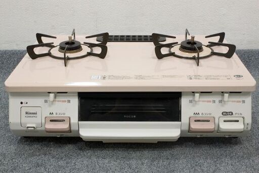 リンナイ ガステーブル 右強火力 都市ガス用 KGM64PK2R 20年製