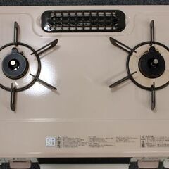 リンナイ ガステーブル 水なし片面焼きグリル パステルピンク プロパン KGM64PK2R 2019年製  ガス台 中古家電 店頭引取歓迎 R6089)