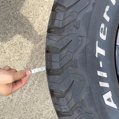 プラド　BFGoodrich T/A 265/70/17  ホイールセット　4本