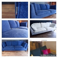 ☑️ジモ売約済　和歌山の高級家具屋マージナル15万3人掛けオールフェザー極上ソファー