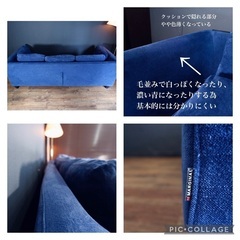 ☑️ジモ売約済　和歌山の高級家具屋マージナル15万3人掛けオールフェザー極上ソファー