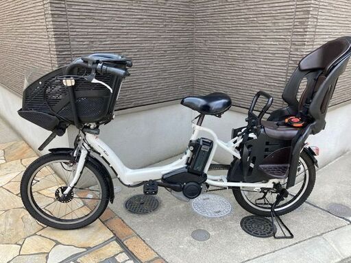 美車バッテリーほぼ新品！8.7Ah★ヤマハ　キスミニ　20インチ　電動自転車　子供乗せ　3人乗り　624s5
