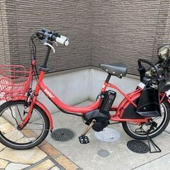 中古モデル　ブリヂストン子乗せ電動自転車　2016年モデル　bikke2e 中古モデル ブリヂストン子乗せ電動自転車 2016年モデル bikke2e