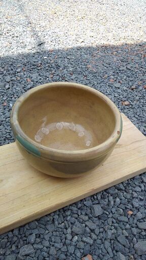 睡蓮鉢　こね鉢　笠間焼アンティーク