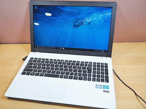 【苫小牧バナナ】現状品!! ASUS/エイスース X551CA ノートパソコン Core i3-3217U RAM4GB HDD500GB Win10