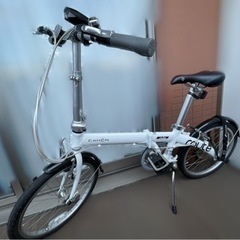 淀川区周辺】折りたたみ自転車 ダホン DAHON ホワイト 20インチ