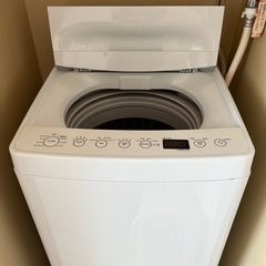 【譲渡者決定】ハイアール 洗濯機 5.5kg ホワイト色