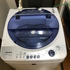 シャープ全自動洗濯機　ES-45E3