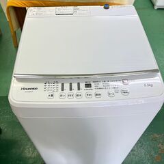 ★美品★HW-G55B 洗濯機 2020年 5.5kg Hise...
