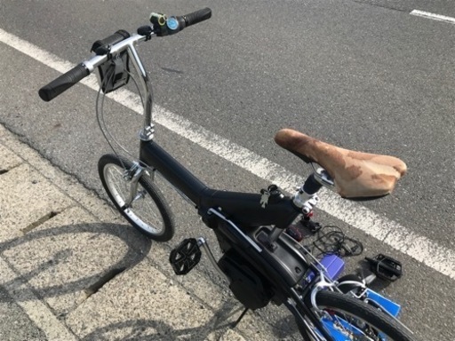 ホンダ　ラクーン　COMPO 限定のブラックリミテッド 18インチ電動アシスト折り畳み自転車