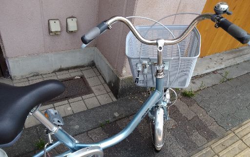超美品[BRIDGESTONE] WAGON[ワゴン] 18/16吋三輪車 アルミ/シングル 