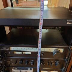 SANSUI 山水 オーディオラック アンプ スピーカーセット 1970年代