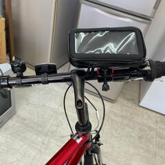 シマノ27インチクロスバイク 空気入れ スマホケース 鍵付き 使用3か