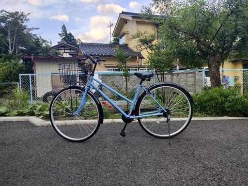 【決まりました】自転車 27インチ 水色 美品