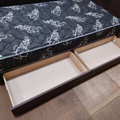 ドリームベッド　サータ　引き出し付きシングルベッド　ペディック　アレルリーフ【愛品倶楽部柏店】