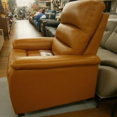 R417 NITORI 本革人用電動リクライニングソファ(Nビリーバ2 厚革) 2022年製 ほぼ未使用