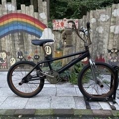 【2546】BMX 色塗替え　20インチ　タイヤ前後新品　17,100円（防犯・税込）