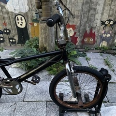 【2546】BMX 色塗替え　20インチ　タイヤ前後新品　17,100円（防犯・税込）