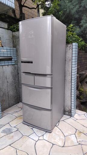 ◆HITACHI◆日立ノンフロン冷凍冷蔵庫◆動確済◆R-K42E(T)型◆ビッグ＆スリム60◆415L
