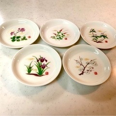 【新品】市田ひろみさんデザイン　京の四季小皿セット
