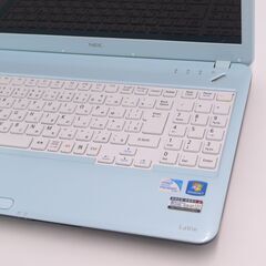 即使用可能 Wi-Fi有 高速SSD NEC 15.6型 ノートPC PC-LS150ES6L 水色