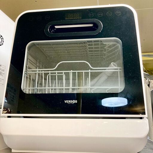 【ネット限定】 ✨期間限定・特別価格✨VERSOS ベルソス 工事不要！食器洗い乾燥機 ホワイト VS-H021　2020年製！ 中古家電 食器洗い機