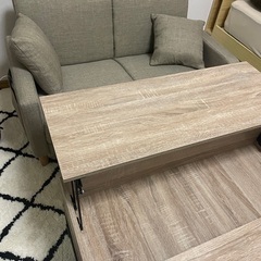 購入して1年未満】ソファ&テーブル【追記】テレビ台 ※バラ売り要