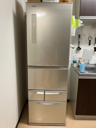 決まりました　東芝製　411リットル冷蔵庫　2018年製