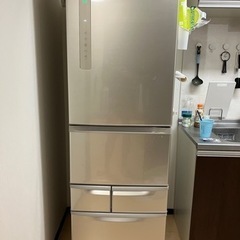 決まりました　東芝製　411リットル冷蔵庫　2018年製