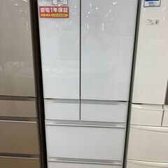 日立 6ドア冷蔵庫 2019年製 R-HW60K
