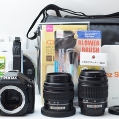 超美品●S数250回●初心者向け●Wi-Fi転送●ペンタックス K-m 1カ月動作保証あり！ 安心のゆうパック代引き発送！ 送料、代引き手数料無料！ 超美品○S数250回○初心者向け○Wi-Fi転送○