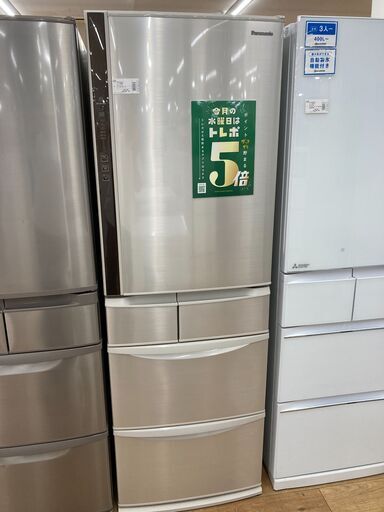 パナソニック 5ドア冷蔵庫 2018年製 NR-E414V-N