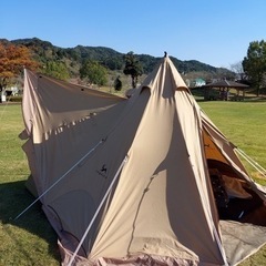 TOMOUNT ワンポールテント tc ポリコットンテント 2.1m TCキャンプテント