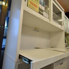 ○大川家具 浅川木工○キッチンボード 食器棚○相模原